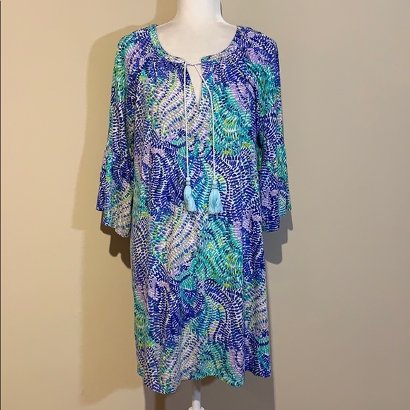 del lago tunic dress lilly pulitzer